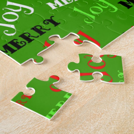 Anpassbare Frohe Weihnachten Puzzle (Seite)