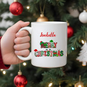 Anpassbare frohe Weihnachtsfeier-Tasse Kaffeetasse