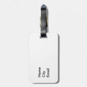 Anpassbare Frühjahrsschwäche Gepäckanhänger (Rückseite vertikal)