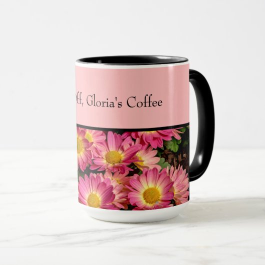 Anpassbare Frühlingsblumen Tasse (VorderseiteRechts)