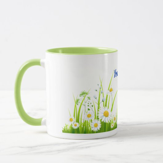 Anpassbare Frühlingsdampf Tasse (Links)