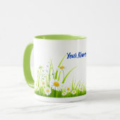 Anpassbare Frühlingsdampf Tasse (Vorderseite Links)