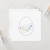 Anpassbare Frühlingsmelodie (Fusion) Karte (Vorderseite/Rückseite Beispiel)