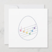 Anpassbare Frühlingsmelodie (Fusion) Karte (Vorderseite)