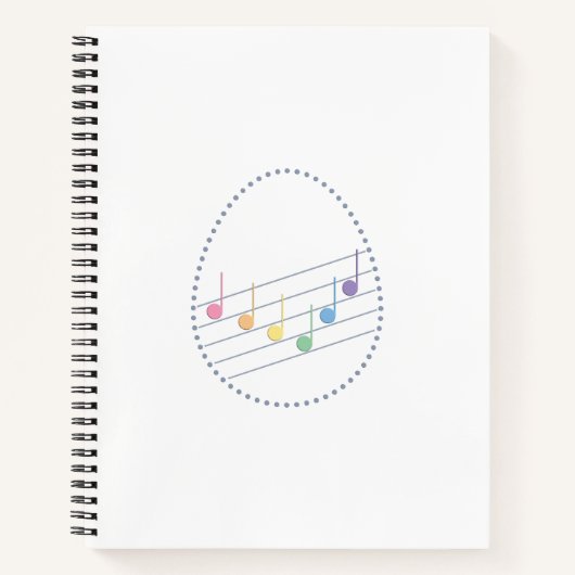 Anpassbare Frühlingsmelodie (Fusion) Notizblock (Vorderseite)