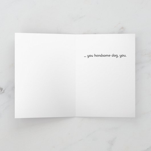Anpassbare Funny Dog/Labrador Card für Typ Karte (Innenseite)