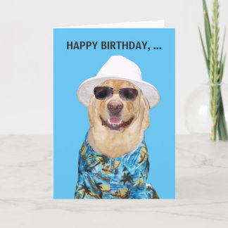 Anpassbare Funny Dog/Labrador Card für Typ Karte
