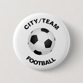 Anpassbare Fußball Button (Vorderseite)