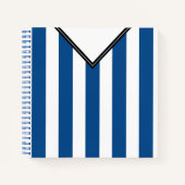 Anpassbare Fußball Fußball-Jersey-Notebook Notizbuch (Vorderseite)