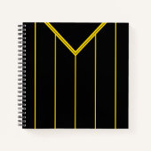 Anpassbare Fußball Fußball-Jersey-Notebook Notizbuch (Vorderseite)