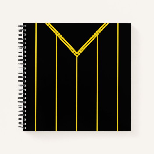 Anpassbare Fußball Fußball-Jersey-Notebook Notizbuch (Vorderseite)