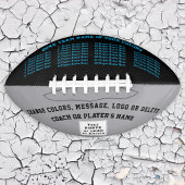 Anpassbare Fußball, IHRE FARBEN, LOGO und TEXT Football