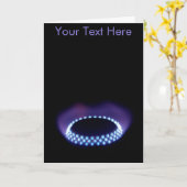 Anpassbare Gasflamme Karte (Gelbe Blume)