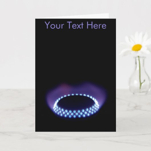 Anpassbare Gasflamme Karte (Kleine Pflanze)