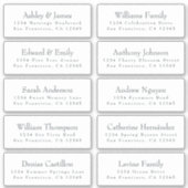 Anpassbare Gästeschriften für Hochzeiten Aufkleber (Vorderseite)