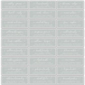 Anpassbare Gästeschriften für Hochzeiten Aufkleber (Vorderseite)