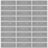 Anpassbare Gästeschriften für Hochzeiten Aufkleber (Vorderseite)