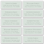 Anpassbare Gästeschriften für Hochzeiten Aufkleber (Vorderseite)