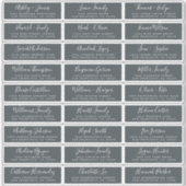Anpassbare Gästeschriften für Hochzeiten Aufkleber (Vorderseite)