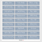 Anpassbare Gästeschriften für Hochzeiten Aufkleber (Blatt)