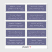 Anpassbare Gästeschriften für Hochzeiten Aufkleber (Blatt)