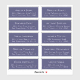 Anpassbare Gästeschriften für Hochzeiten Aufkleber