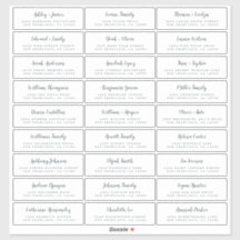 Anpassbare Gästeschriften für Hochzeiten