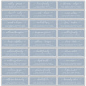 Anpassbare Gästeschriften für Hochzeiten Aufkleber (Vorderseite)