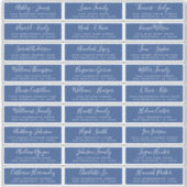 Anpassbare Gästeschriften für Hochzeiten Aufkleber (Vorderseite)