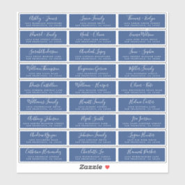 Anpassbare Gästeschriften für Hochzeiten Aufkleber