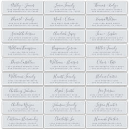 Anpassbare Gästeschriften für Hochzeiten Aufkleber