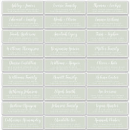 Anpassbare Gästeschriften für Hochzeiten Aufkleber