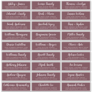 Anpassbare Gästeschriften für Hochzeiten Aufkleber