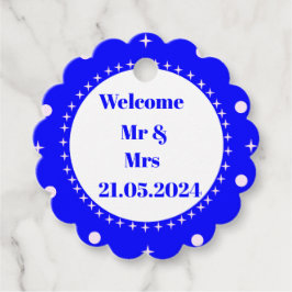 Anpassbare Gastgeschenk Hochzeit-Tags. Geschenkanhänger