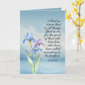 Anpassbare geklappte Grußkarte Karte (Gelbe Blume)