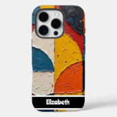 Anpassbare geometrische Abstrakte Telefonabdeckung Case-Mate iPhone Hülle (Rückseite)