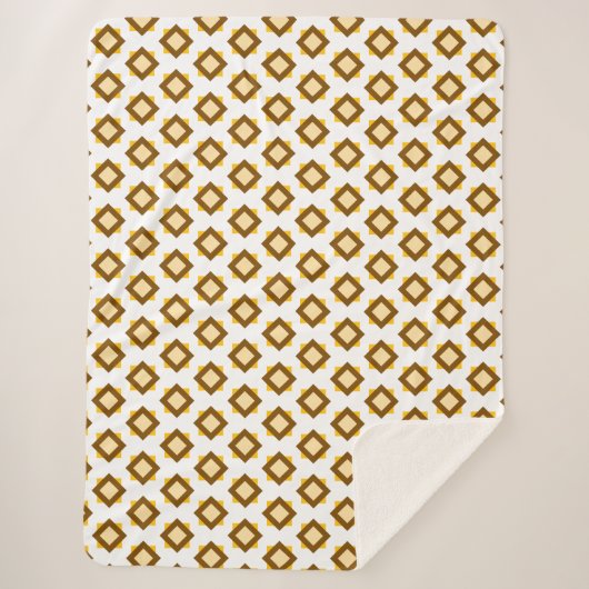Anpassbare geometrische Formen Decke Sherpadecke (Vorderseite)