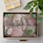 Anpassbare Gerahmte Rose Gewebspapier Seidenpapier (Geschenk)