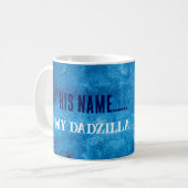 Anpassbare Geschenke Vatertag Dadzilla-Tasse Kaffeetasse (Vorderseite Links)