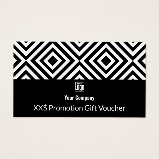 Anpassbare Geschenkgutscheine für die Werbeaktion  (Vorderseite)