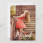 Anpassbare gesegnete Weihnachten (Vorderseite)