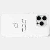 Anpassbare Gestaltung nicht überdenken Case-Mate iPhone Hülle (Rückseite (Horizontal))
