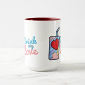 Anpassbare Getränke meiner Liebe Tasse (Zentrum)