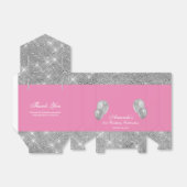 Anpassbare Glam Pink und Silver Fvor Box Geschenkschachtel (Ungefaltet)