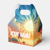 Anpassbare glorreiche Morgenzeit Geschenkschachtel (Rückseite)