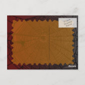 Anpassbare glückliche Halloween-Kürbispostkarte Postkarte (Rückseite)