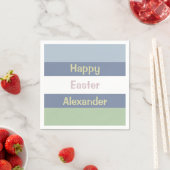 Anpassbare glückliche Osterzeit Serviette (Beispiel)