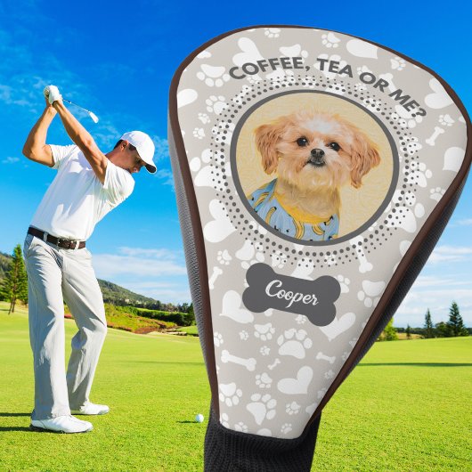 Anpassbare Golf Head Cover mit Pet Portrait Golf Headcover