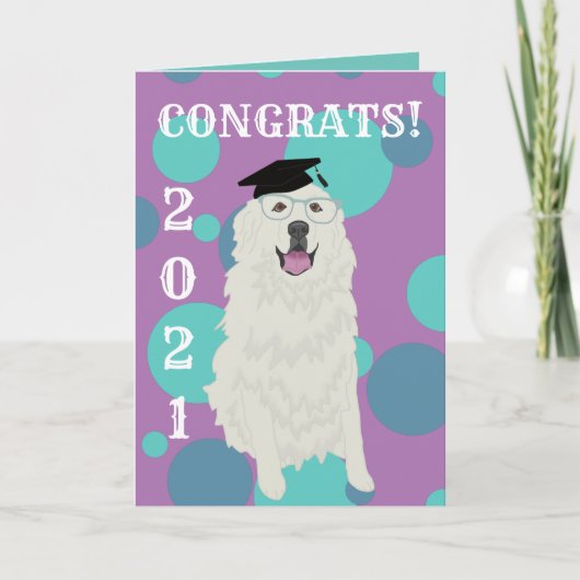 Anpassbare Great Pyrenäen Abschluss Card Karte (Vorderseite)