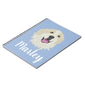 Anpassbare Große Pyrenäen Notizblock (Linke Seite)